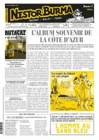 Nestor Burma - L'homme au sang bleu - journal num�ro 3